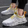 Новые летящие тканые дышащие кроссовки для бега для мужчин MD ультралегкие студенческие спортивные туфли Мягкая подошва нескользящая повседневная обувь