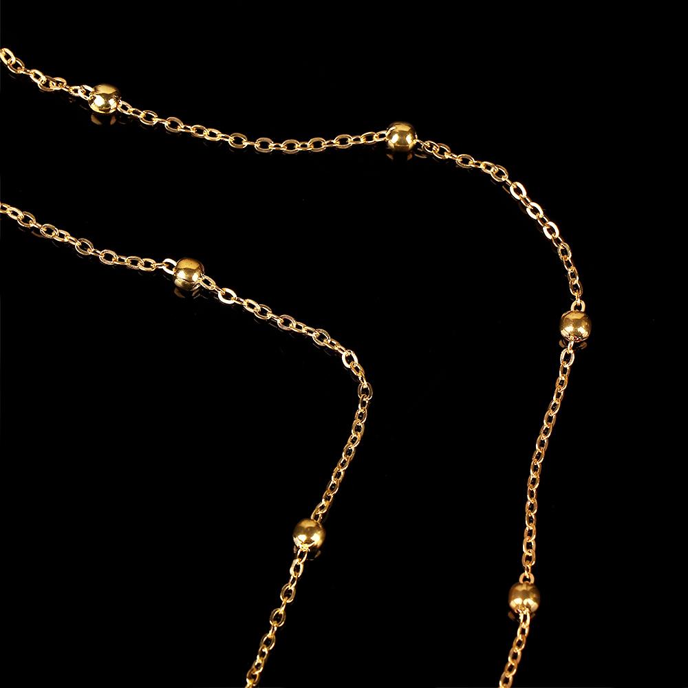 Eyeglass Lanyard Man Fashion Eyewear Straps Beads Silver Sunglasses Reading Gold Glasses Chain