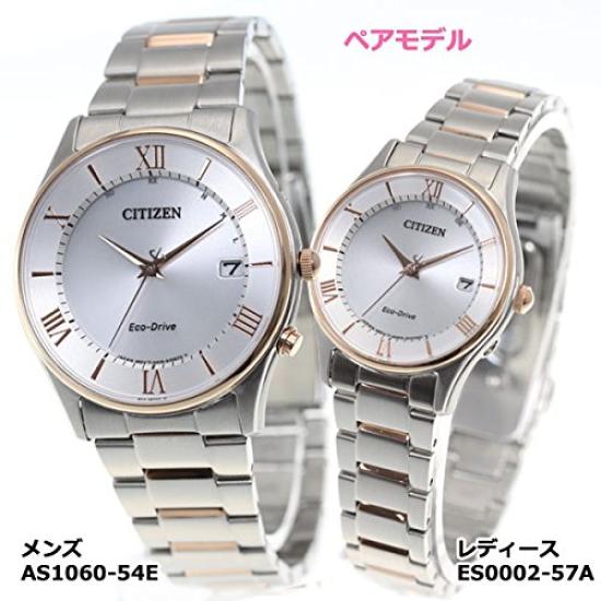 Citizen Collection Thin Pair Model Eco-Drive Radio-Controlled Watch, Series, AS1062-59A, Men's