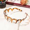Non-slip Toothed Headband Pressure Hair Bangs Broken Hair Headband Simple Black Brown Face Hair Accessories for Women