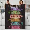 Девичья группа K-KATSEYEs Бросает фланелевое одеяло Идеально для дивана Офиса Кровати Путешествий Сна Чтения Отдыха Кемпинга Использование в четыре сезона
