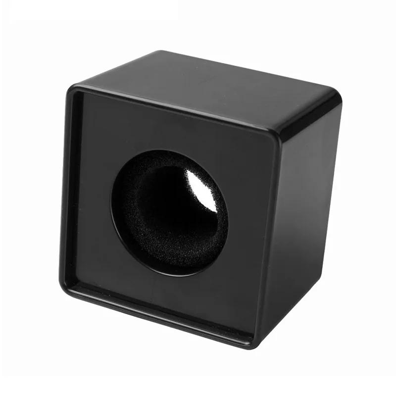 Флагшток-куб для микрофона ABS Квадратные флаги Микрофон для интервью Логотип Маркер Телевизионная станция Репортер Куб-коробка для микрофона Поролоновая крышка