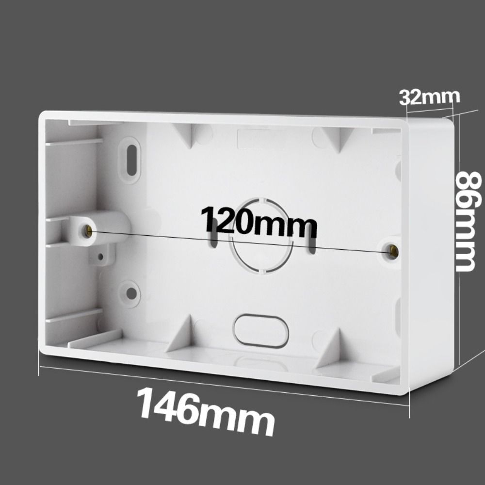 Универсальная внутренняя кассета, пластиковый ПВХ-переключатель, розетка, задняя коробка, соединительный корпус, электрический корпус