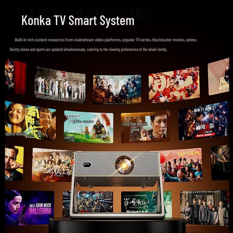 KONKA Портативный домашний и офисный проектор C4 (Китайская версия)