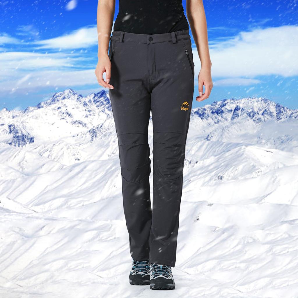 Женские теплые брюки для альпинизма и катания на лыжах с прострочкой, брюки