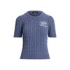 Свитер с коротким рукавом из хлопка с косами Lauren Ralph Lauren Wmlrswesn820168400