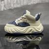 Мужская обувь Весна и Осень 2024 Новая Дышащая Спортивная и Повседневная Обувь Тренд Универсальная Толстая Подошва Увеличивающая Рост Кроссовки для Папы