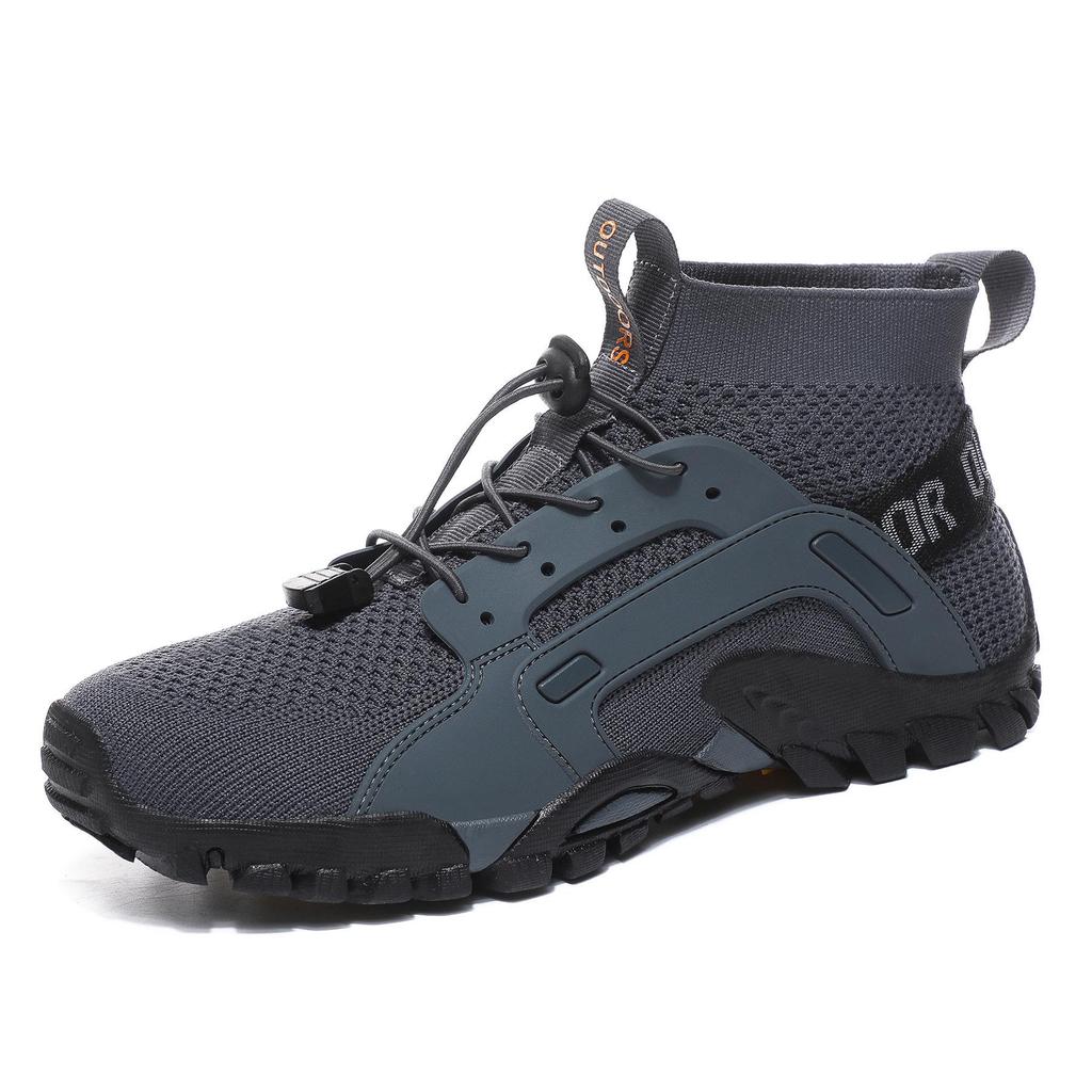 Men's Large Size Outdoor Hiking and River Tracing Shoes for Leisure Fishing and Wading