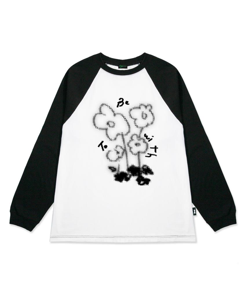 ESCAPEFROM To Be With Print Long Sleeve Black