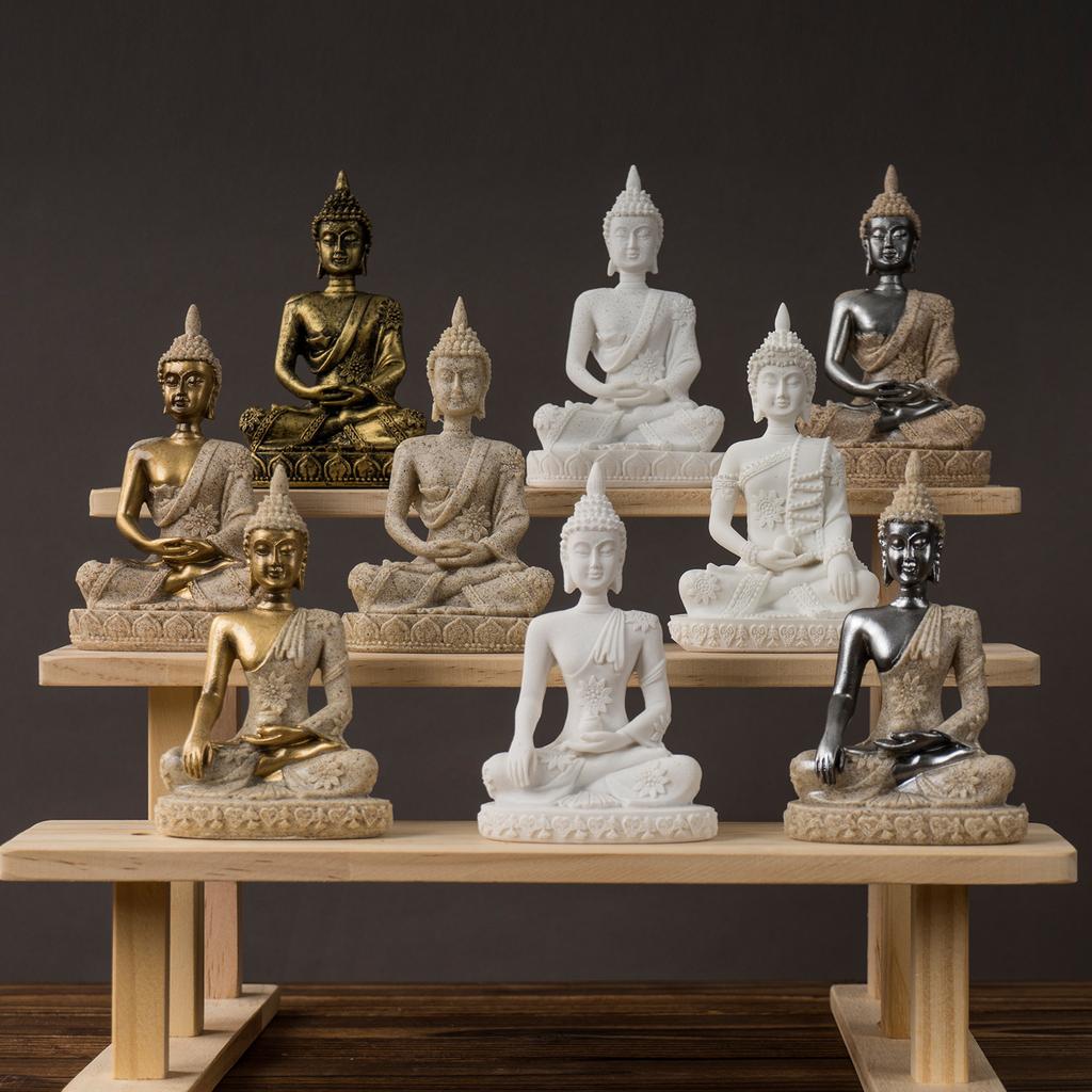 Юго-Восточная Азия Статуя Будды Украшения Мини Дзен Домашний Гостиный Вход Украшения Из Смолы