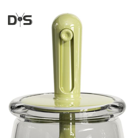 Герметичные стеклянные банки для специй с выдвижной ложкой, герметичные и влагонепроницаемые контейнеры для хранения трав, соли, перца, компактные кухонные органайзеры для