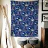New York Giants Wall Tapestry Aesthetic Wall Hanging Printed Fabric Blanket Decorative Tapestries for Bedroom Living Room Home Decor