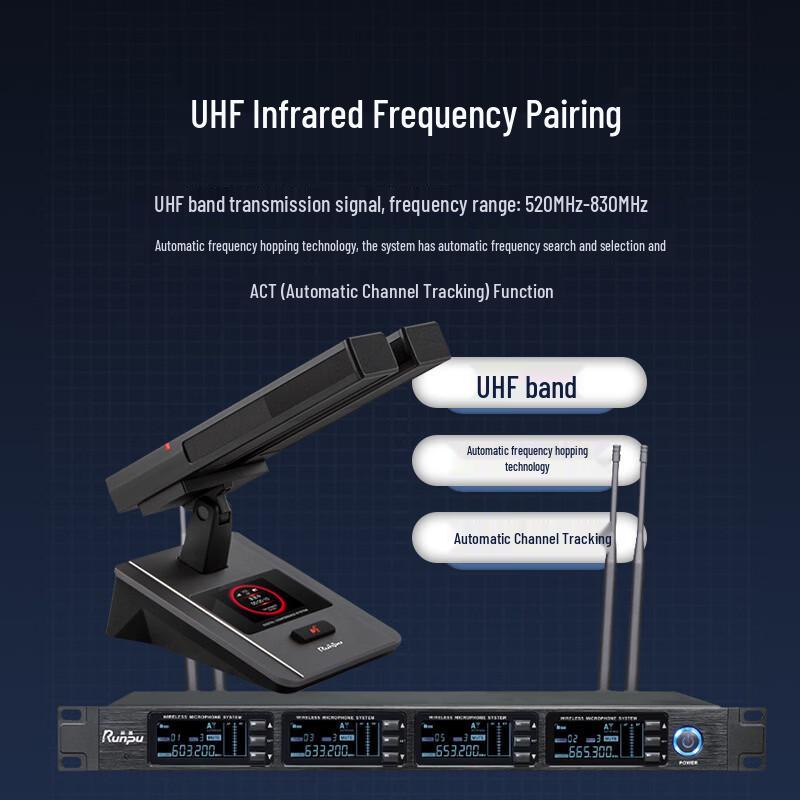 Runpu UHF Wireless Conference Microphone System (CN version)