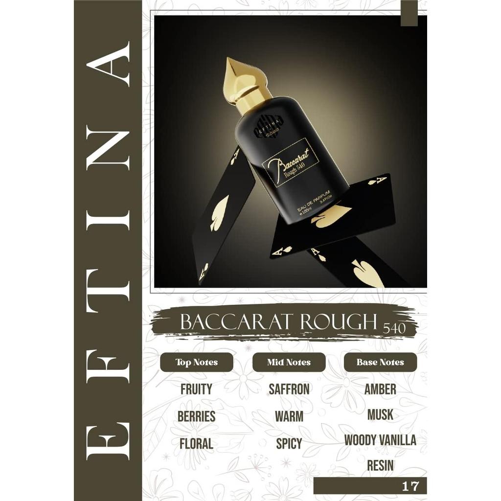 EFTINA от Al-Nuaim Baccarat Eau De Parfum | EDP ​​Парфюмерия | Стойкие духи | Роскошная парфюмерия для мужчин и женщин | 100 мл