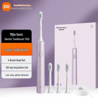 Звуковая электрическая зубная щетка Xiaomi Mijia T302, китайская вилка (адаптер в комплекте)