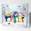 DIY Diamond Painting Penguins In The Snow Cross Stitch Kit Mosaic Art Diamond Painting Full Circle/Square Diamond Home Decoration