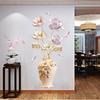3D Tulip Wall Stickers Self Adhesive Peel and Stick Wall Decals for Bedroom Living Room Home Decor Wall Art