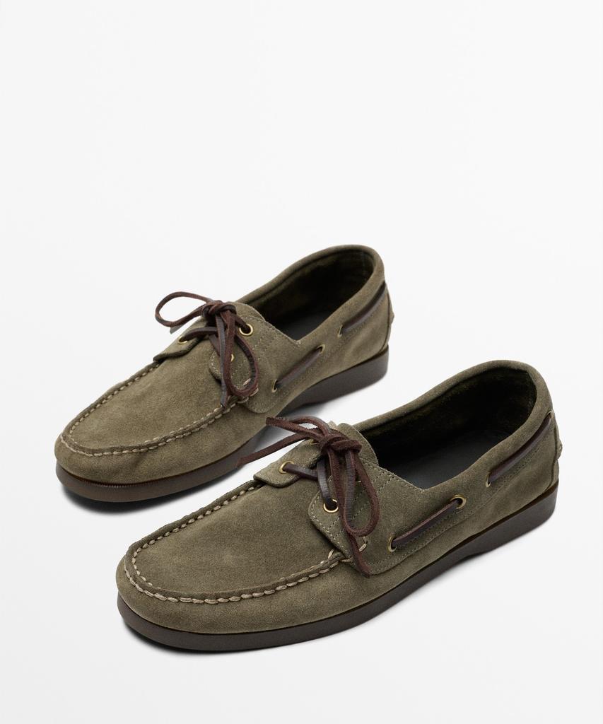 Кожаные мокасины Massimo Dutti