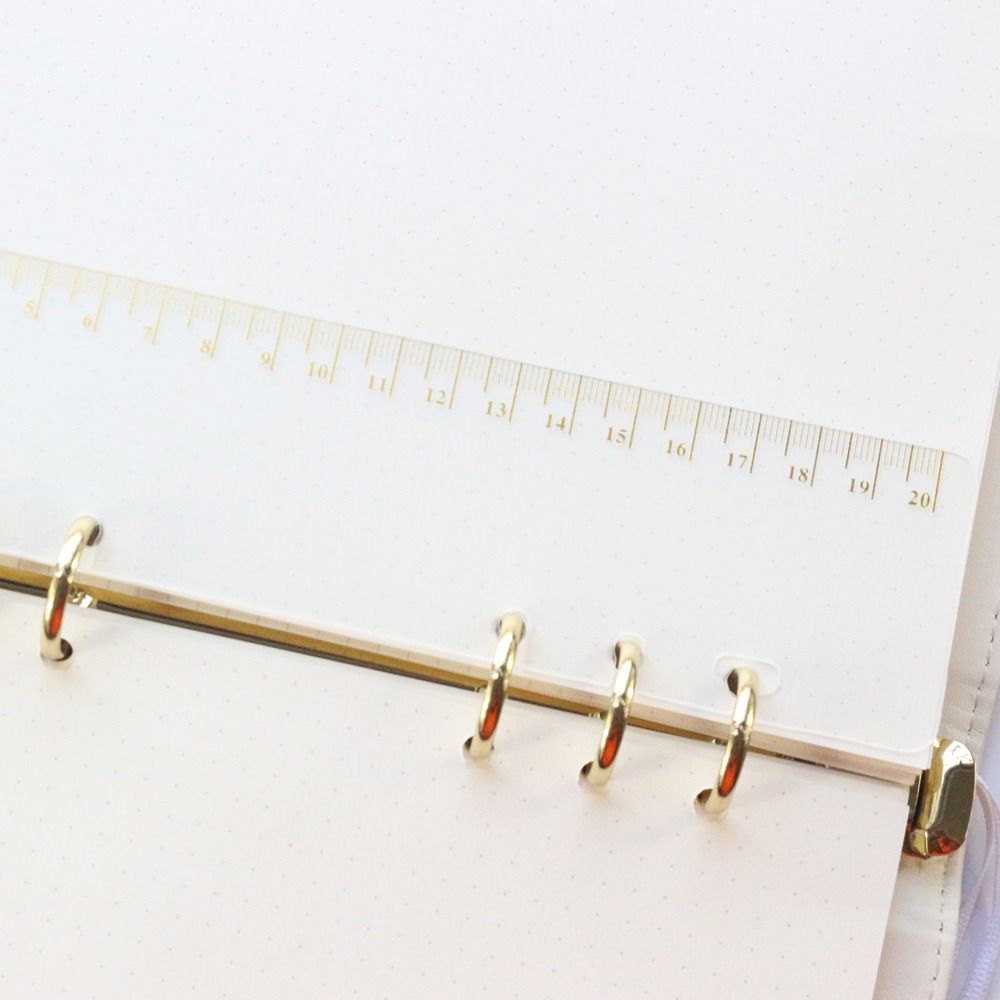 Прямая линейка Чертежная линейка Линейка с индексами Разделитель Линейка-закладка для блокнота на кольцах