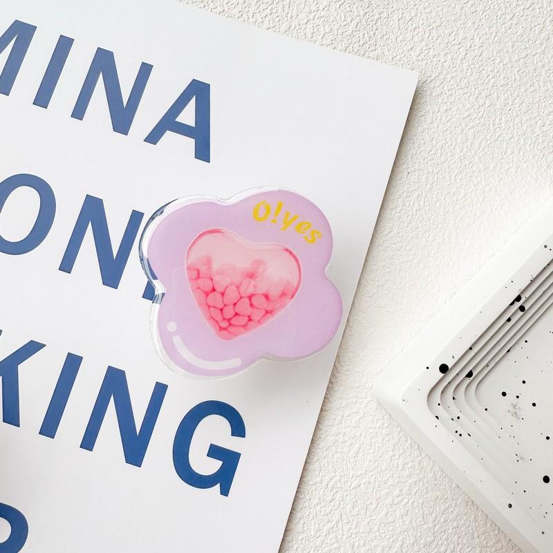 Mobile Phone Airbag Holder Adhesive Type Stretchable Heart Pounding Love Flying Kiss Fun Desktop TV Stand Niche