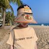 Children's Fan Hat Summer Travel New Style Lights Sun Protection Top Hat Men and Women Casual Cartoon Sun Hat Trend