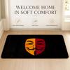 Pretty Guy Fawkes Night Floor Mat Cozy Minimalist Flannel Area Rug Anti-Slip Washable Bedroom Living Room Decor