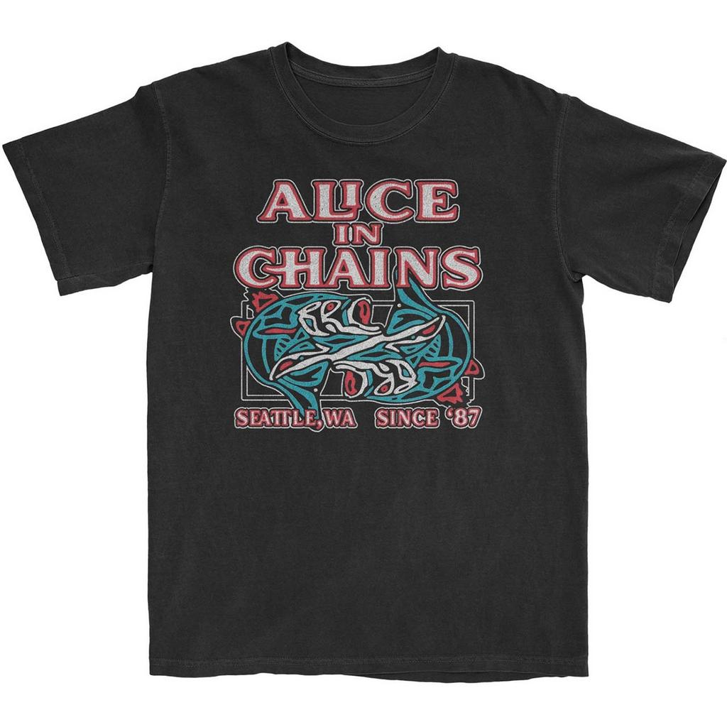 Summer 2026 New Alice And The Chain Band Design Unisexs Tshirt Fashion Hot Unisexs And Unisexs Same Style Round Neck Print Tshirt