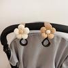 Baby Stroller Hook Sweet Flower Children Cart Umbrella Hanging Bag Storage Loop Hook Infant Supplies Storage Accessories