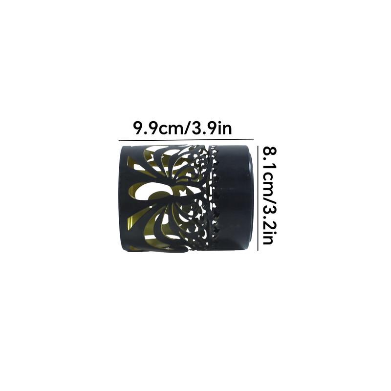 Садовые фонари из кованого железа с пионами (2-Pack)