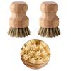 User Friendly Wood Cleaning Brushes Dish Scrubber for Dishes and Vegetables with Durability Coconut Fiber Bristles