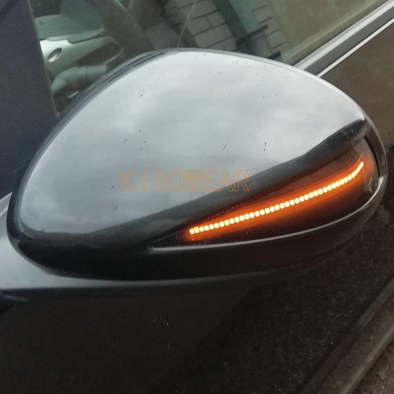 2pcs Dynamic Blinker for Honda Civic 8th MK8 Hatchback LED Turn Signal 3D 5D light side mirror lamp 2006 2012 FN2 FN FK