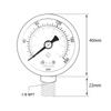 TS-40-14bar Water Oil Pressure Gauge 0-200 PSI Test Range Pressure Gauge Dual Scale Gas Pressure Gauge with 1/8'' NPT Bottom Mount