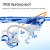 IPX8 Наушник с костной проводимостью Bluetooth 5.4 Водонепроницаемая спортивная гарнитура Для тренировок, бега, вождения