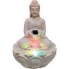 Статуя Будды Водный фонтан для гостиной Домашний декор Украшение Настольный В помещении На улице Подарок Предметы для дарения