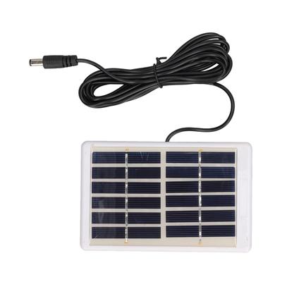 Солнечная панель 1.2W 6V 9V легкая портативная поликремниевая кристаллическая DC интерфейс солнечная зарядная панель