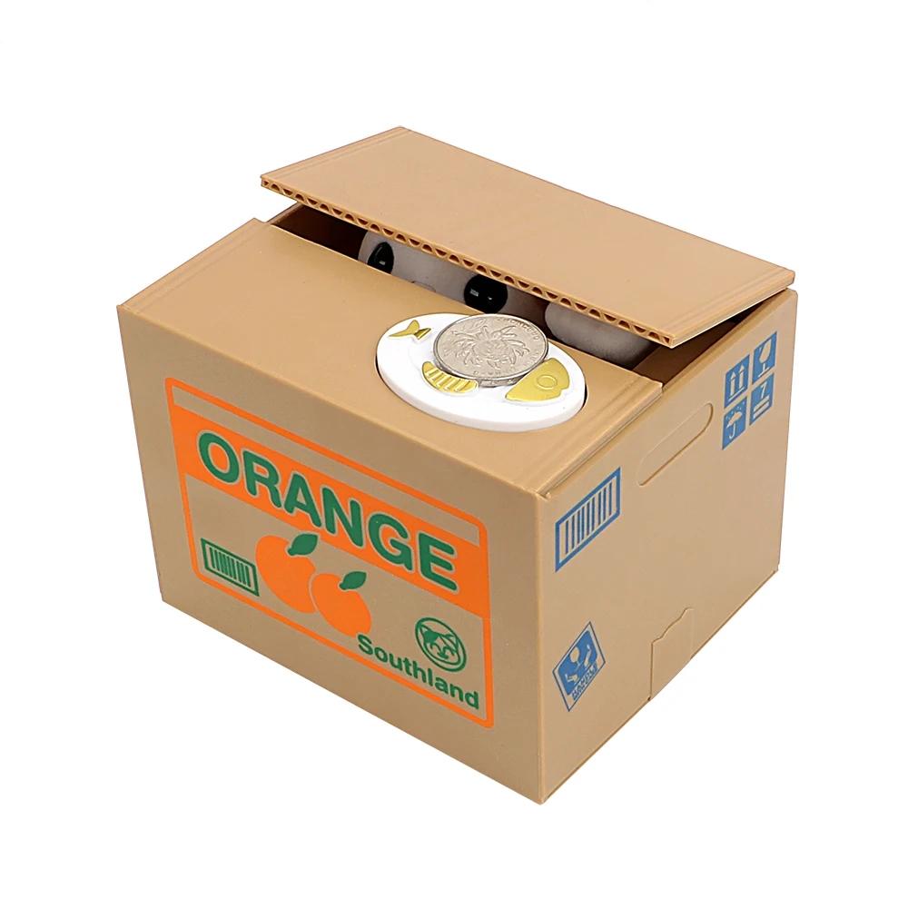 Автоматизированная копилка-панда, копилка для монет в виде кошки и собаки, копилка для денег, электронные копилки, подарок для детей, домашний декор, милый