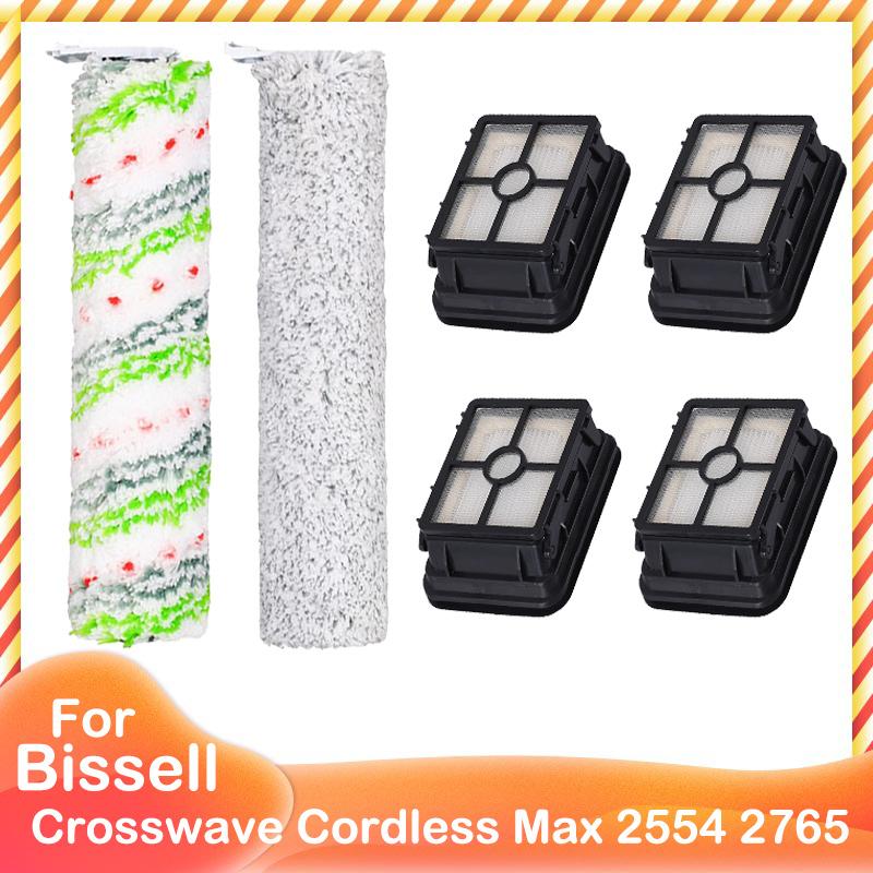 Основная щетка HEPA-фильтр для Bissell Crosswave Cordless Max 2554 2554A 2590 2596 2596B 2596M 2765 2765F 2765Z 2765E 2765N 2767Z