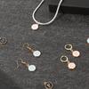 6/12/24PCS Alloy Material Jewelry Making Letter Pendant DIY Summer Beach Foot Chain Bracelet Earrings Wedding Party Gift Accessories