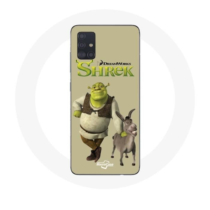 Чехол - Samsung - Galaxy A51 - Мягкий - Шрек и Осел - Защита детей