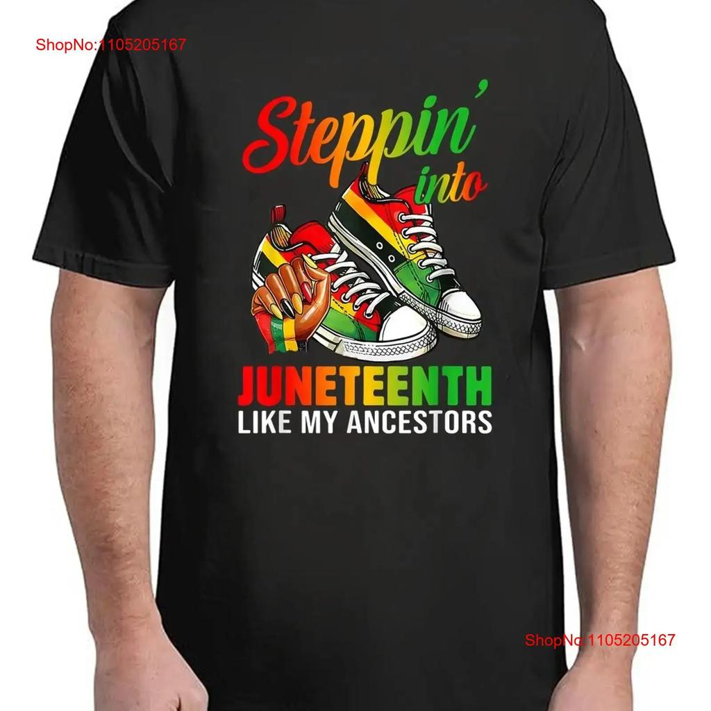 Juneteenth Afro Unisex Black Sneakers Unisex T Shirt Adult Look S 4xl Vintage Stylish Fashion Slightly Homme Streetwear