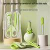Baby Nail Care Set: Clippers, Tweezers, Scissors, and File for Children
