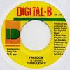 7inch Record TURBULENCE - Freedom DB330 Digital-B 2006 Jamaica Reggae, Ska & Dub Used