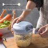 Многофункциональный ручной кухонный комбайн: Овощерезка, Мясорубка, Чеснокодавилка и Прибор для приготовления детского питания