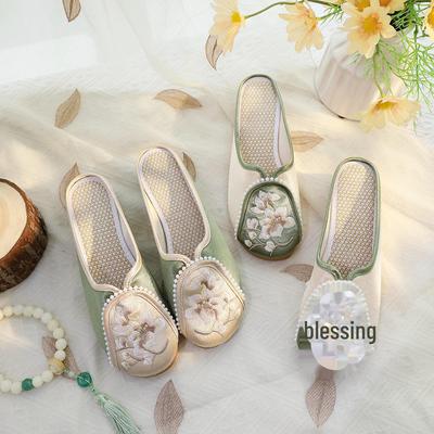 [Dairo] Женские тапочки-чеонгсамы в этническом стиле 2024 года — удобная обувь из ткани в старом пекинском стиле с простым, элегантным дизайном