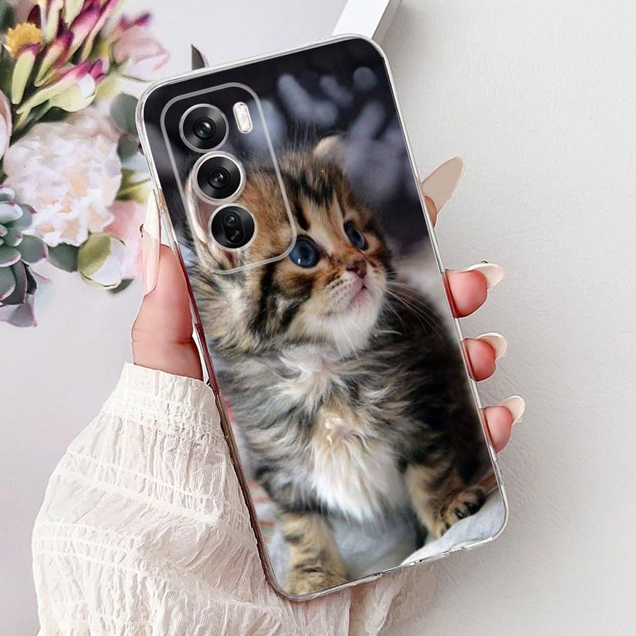 For OPPO Reno12 Pro 5G Case CPH2629 Cover Transparent Silicone Fashion Butterfly Soft Case For Reno 12 CPH2625 Reno 12Pro Fundas