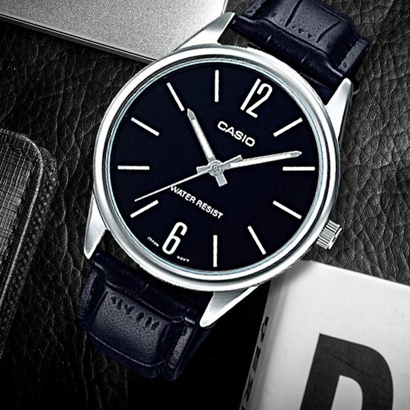 Casio Женские стандартные часы Черные LTP-V005L-1BUDF