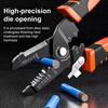 1/2 шт. Инструменты для зачистки проводов, обжимные инструменты с эргономичной ручкой, высокоточные универсальные многофункциональные электрические кусачки для проводов и кабелей