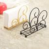 Iron Napkin Holder Metal Tissue Dispenser for Cafe/Hotel/Restaurant Table Organizer