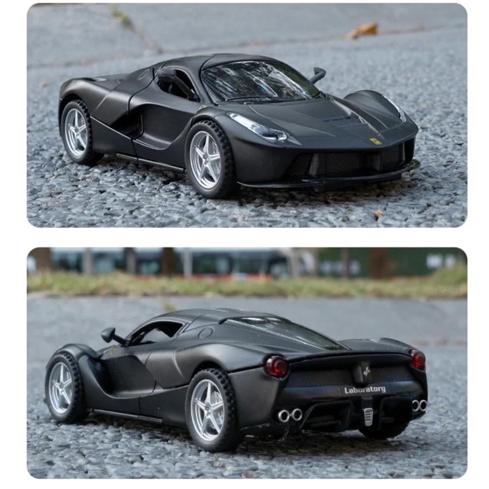 Ferrari LaFerrari Laboratory Supercar Simulation Diecast & Toy Vehicles Sounds & Light Pull Back Car 1:32 модели из сплава в подарок на день рождения