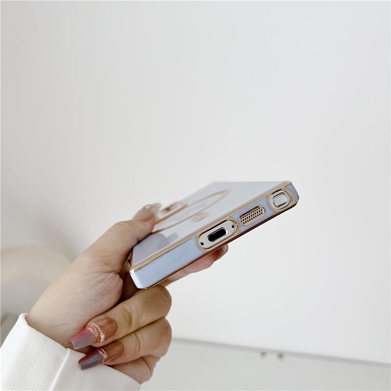 Для Samsung S24 Ultra Магнитный Позолоченный Чехол-бампер с рисунком бабочки Для Galaxy S21 S22 S23 S25Plus Защитный Чехол